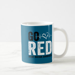 Go Red For Women American Heart Disease Month Awar Coffee Mug