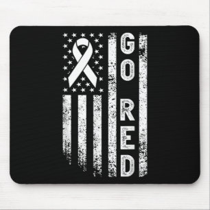 Go Red For Women American Heart Disease Month Awar Mouse Pad