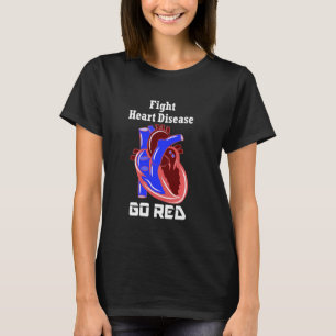 Go Red For Women Heart Disease  American Heart Mon T-Shirt
