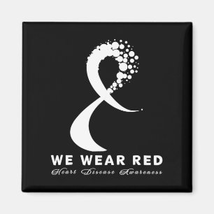 Go Red In February Heart Disease Awareness Health Magnet
