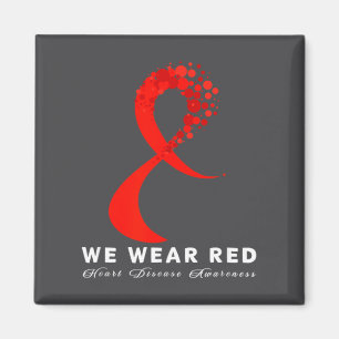 Go Red In February Heart Disease Awareness Health  Magnet