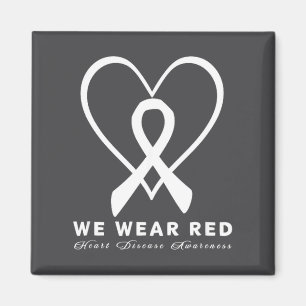 Go Red In February Heart Disease Awareness Health Magnet