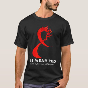 Go Red In February Heart Disease Awareness Health T-Shirt