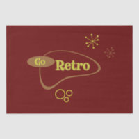 Go Retro MidCentury Modern Pattern Wrapping Paper