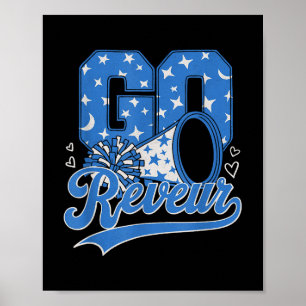 Go Reveur Dreamer _ Cute Cheerleader School Spirit Poster