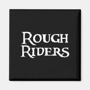 Go Rough Riders Football Baseball Basball Cheer Magnet