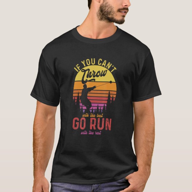 Go Run With Best  Snowkiting Winter Sports  Snowki T-Shirt (Front)