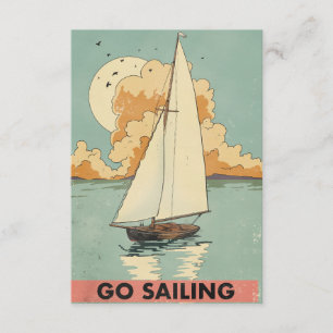 Go Sailing Enclosure Card