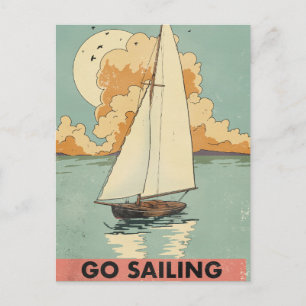 Go Sailing Postcard