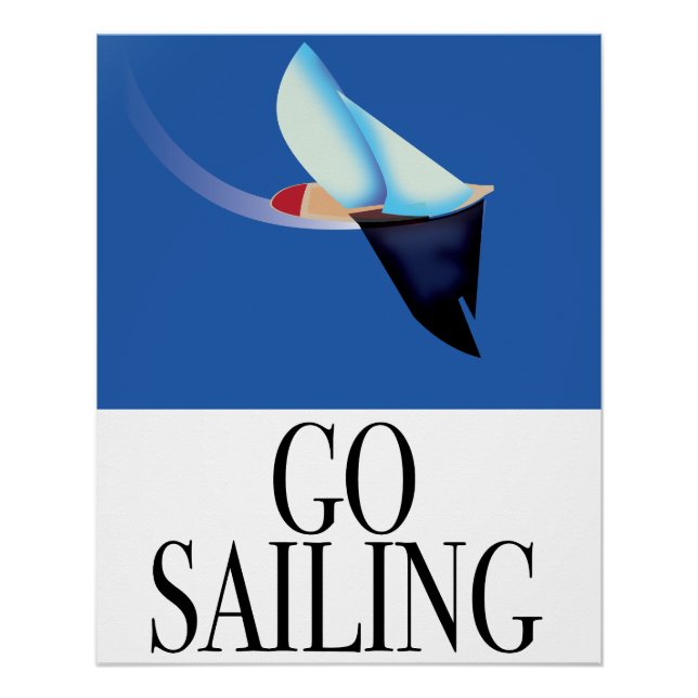 Go Sailing Poster (Front)