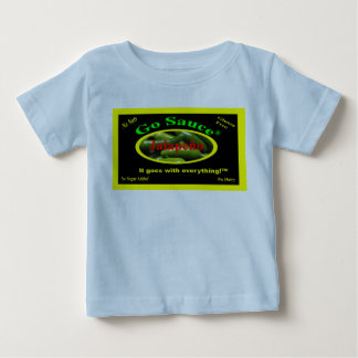 Go Sauce Baby T-Shirt Light Blue with Ingredients