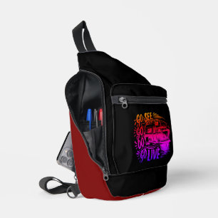 Go See, Go Do, Go Live Adventure Sling Bag