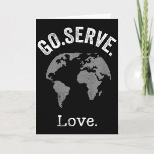 Go Serve Love World Mission Trip Difference Maker Card