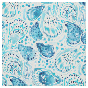 GO SHUCK YERSELF Coastal Oyster Print Fabric