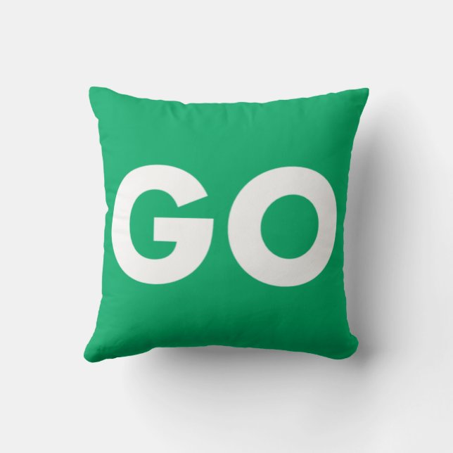 Go Sign  Cushion (Back)