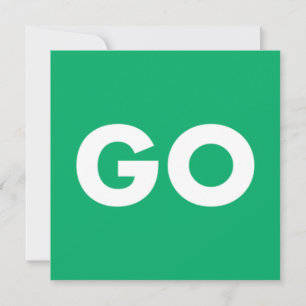 Go Sign  Holiday Card