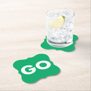 Go Sign Paper Coaster