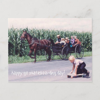 Go Skateboarding Day Postcard
