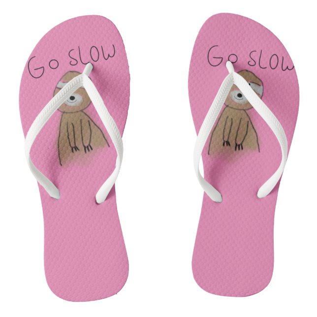 go slow sloth thongs (Footbed)