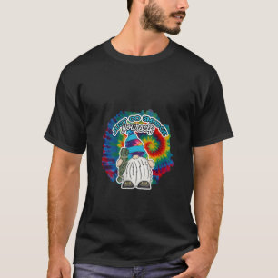 Go Smudge Yourself Smudging Tie Dye Gnome V Neck  T-Shirt