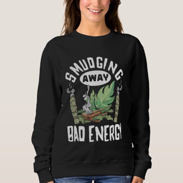 Go Smudge Yourself Spiritual Witchcraft Meditation Sweatshirt (Front)