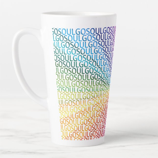 Go Soul! Latte Mug (Left)