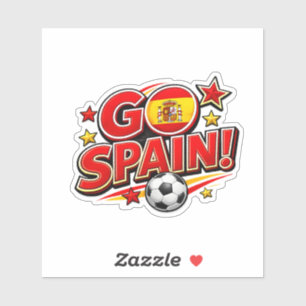 GO SPAIN Soccer Fan Patriotic Spain Foot