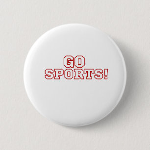 GO SPORTS! 6 CM ROUND BADGE