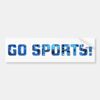 Go Sports! Bumper Sticker