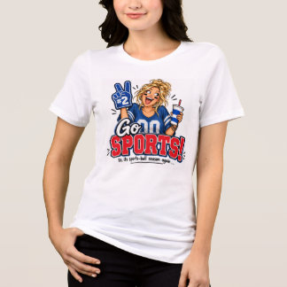 Go Sports Ladies t-shirt Tri-Blend Shirt