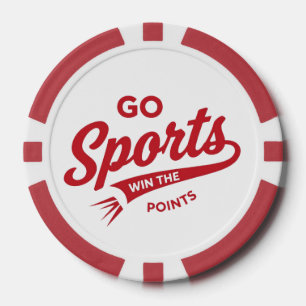 Go Sports Win the Points Poker Chips