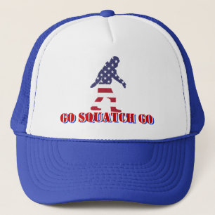 Go Squatch GO U.S.A Trucker Hat