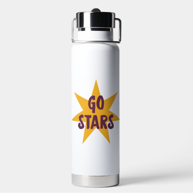 Go Stars Water Bottle (Back)