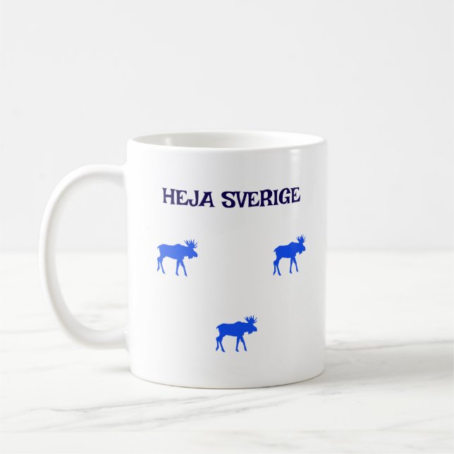Go Sweden adaptable 3-elk mug (Left)