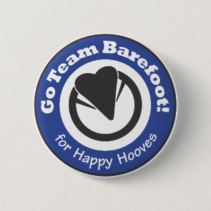 Go Team Barefoot! Button
