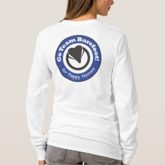 Go Team Barefoot! Ladies Longsleeve Tee