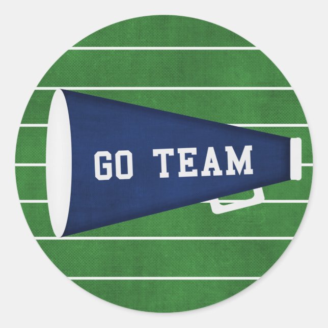 Go Team Classic Round Sticker (Front)