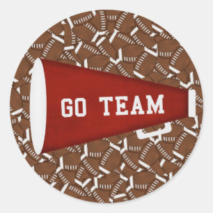 Go Team Classic Round Sticker