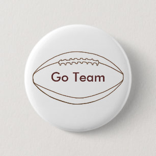 Go Team football Outline buttons