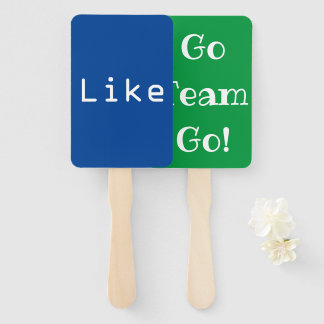 Go team go! hand fan