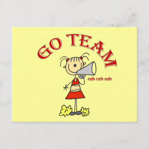 Go Team Rah Rah Rah T-shirts and Gifts Postcard