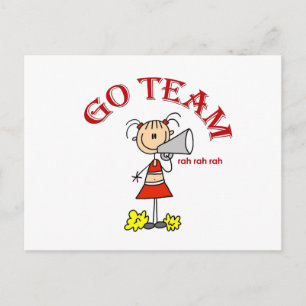 Go Team Rah Rah Rah T-shirts and Gifts Postcard