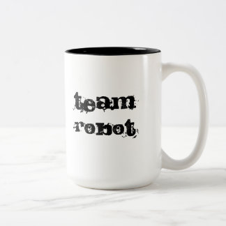 go team robot mug