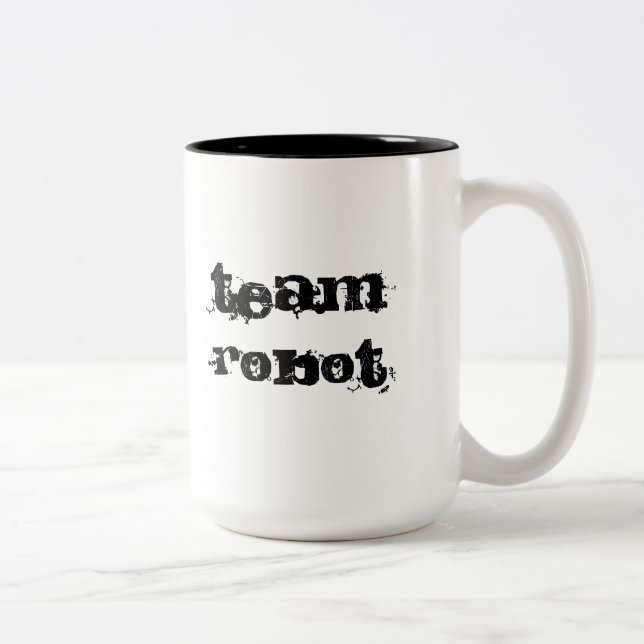 go team robot mug (Right)