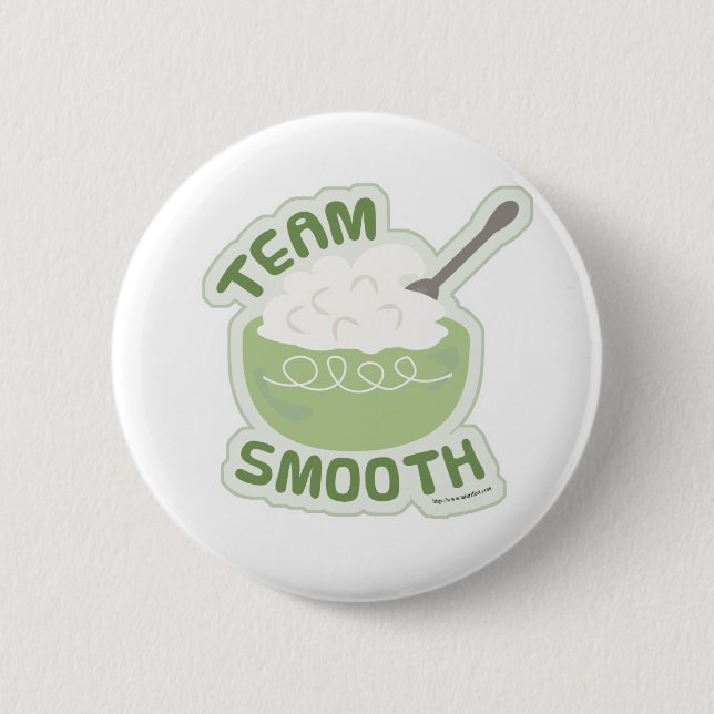 Go Team Smooth Thanksgiving Fun Slogan 6 Cm Round Badge (Front)