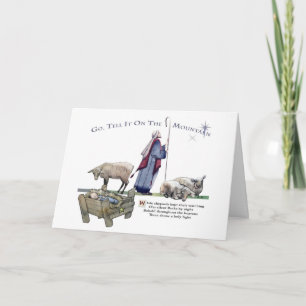 Go Tell It On The Mountain Card