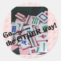 "Go the other way" mah jongg stuff