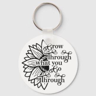 go through button key ring