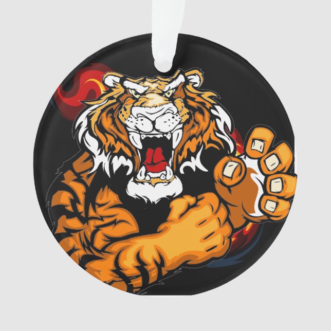 Go Tigers Ornament - SRF (Front)