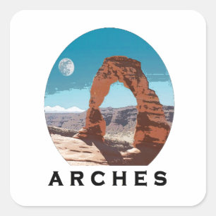GO TO ARCHES SQUARE STICKER
